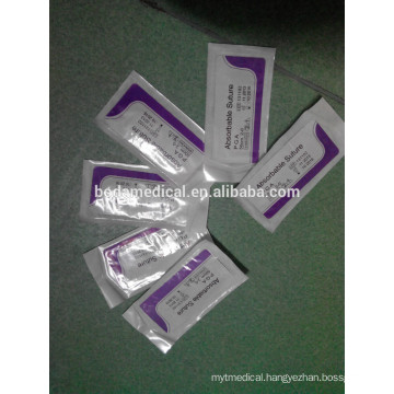 Medical Device Disposable Absorbable PGA with needle